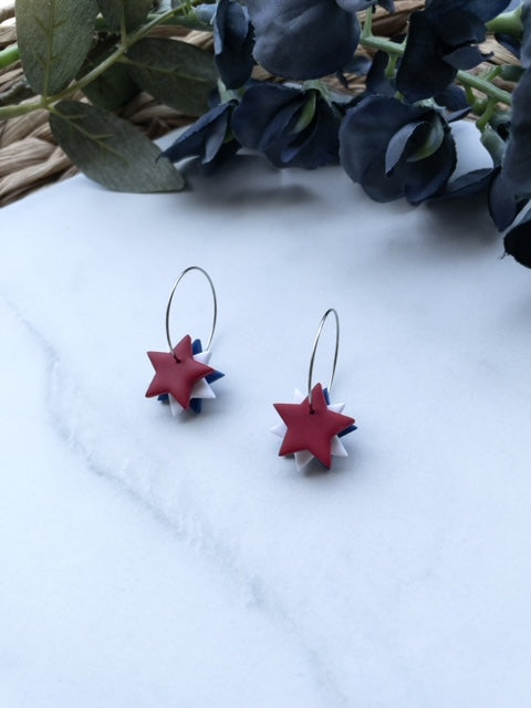 Independence Day | Mini Star Hoops
