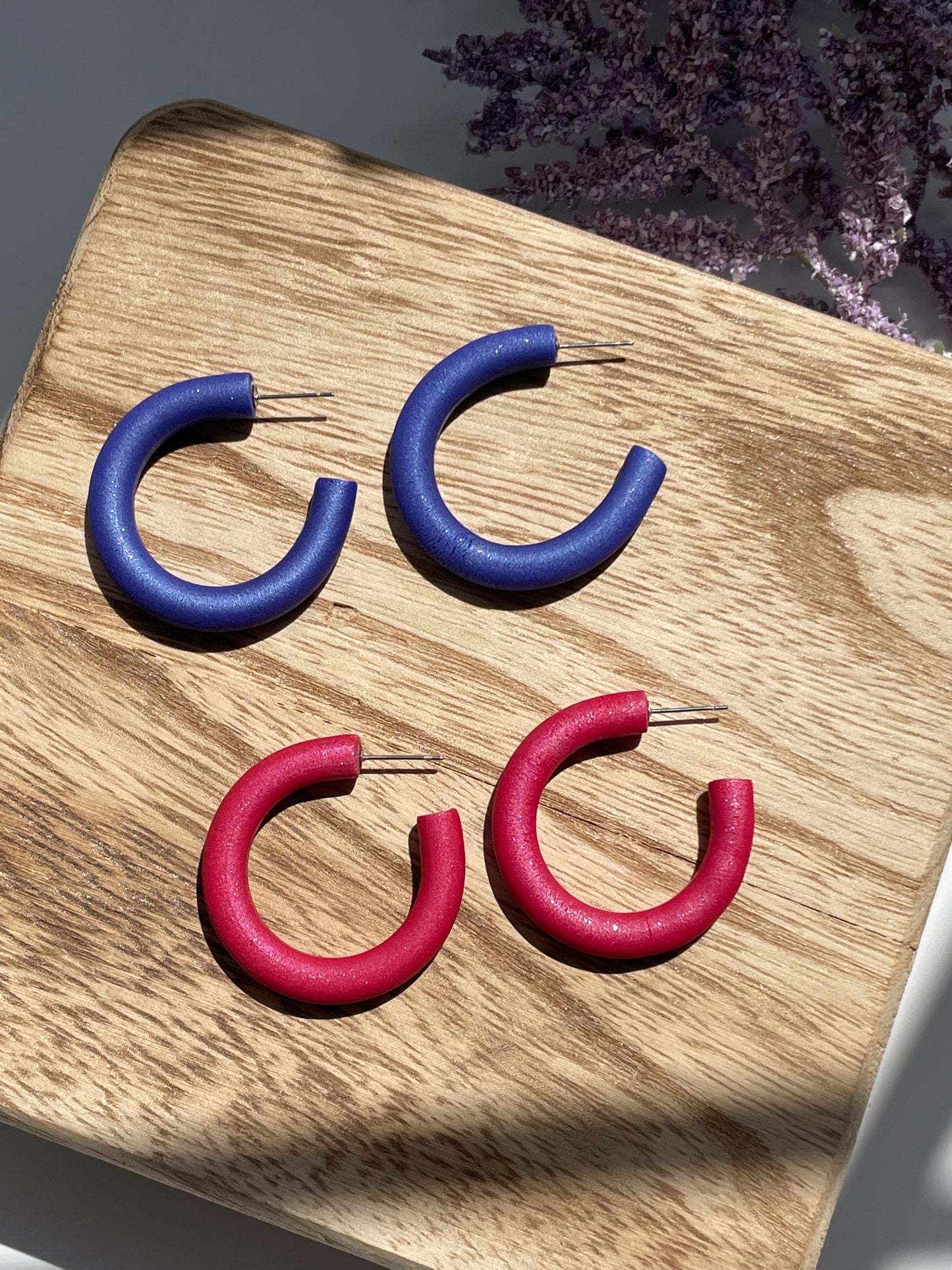 Thick Hoops | Multiple Colors