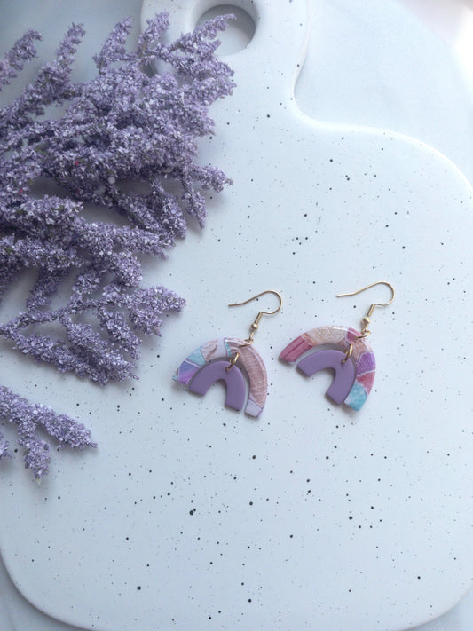 Lilac & Shades of Purple | Double-arch Rainbow