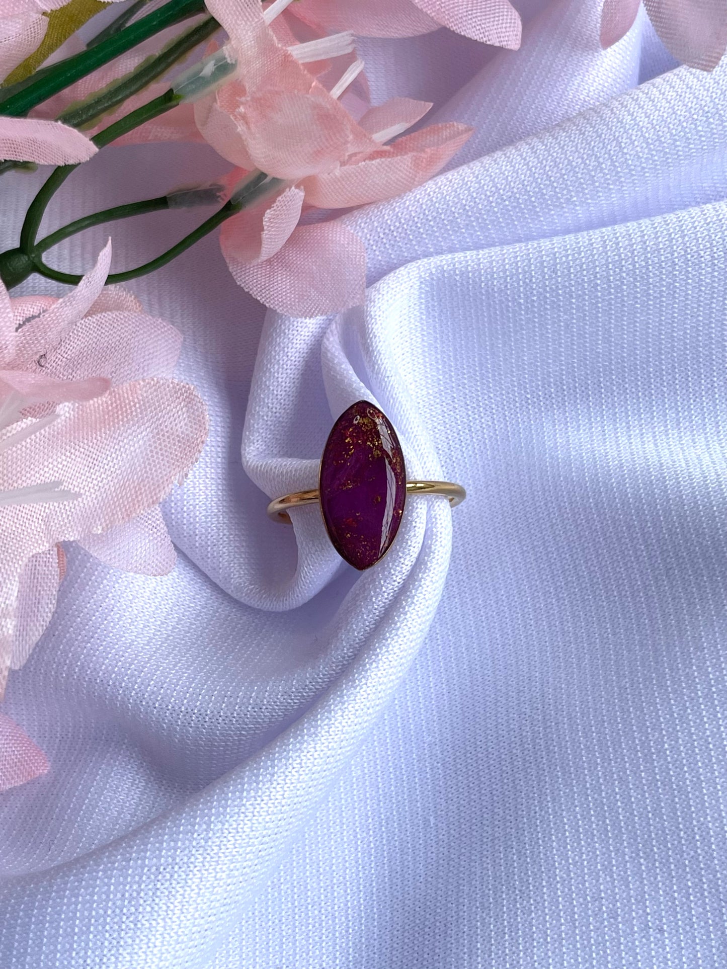 Amethyst & Gold | Marquise Gold Ring