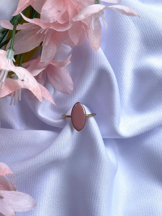 French Pink | Marquise Gold Ring